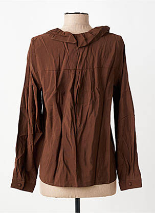 Top manches longues marron CERISE BLUE femme