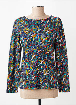 Top manches longues manches longues bleu LILY & ME femme