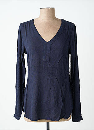 Top manches longues manches longues bleu KAFFE femme