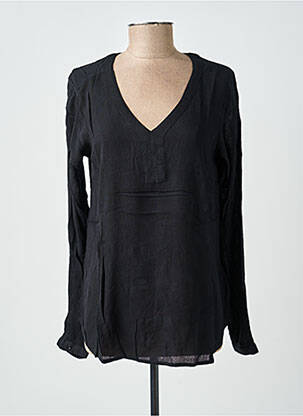 Top manches longues manches longues noir KAFFE femme