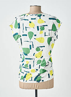 Top imprimé fantaisie sans manche vert ZILCH femme