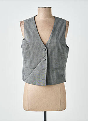 Gilet sans manche coupe cintrée gris TIFFOSI femme