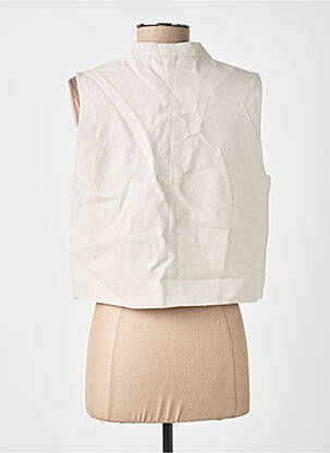 Blazer coupe cintrée beige PIECES femme