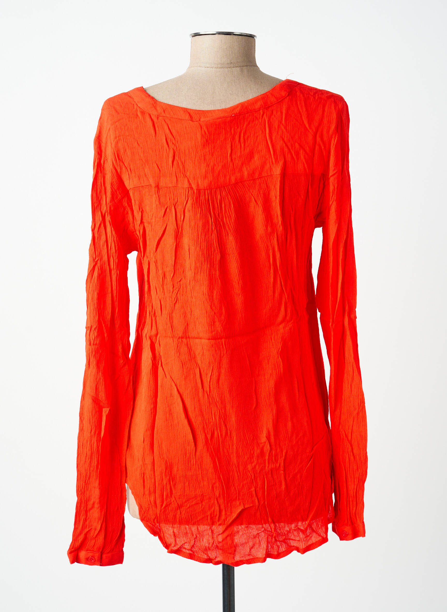 Top manches longues manches longues rouge KAFFE femme