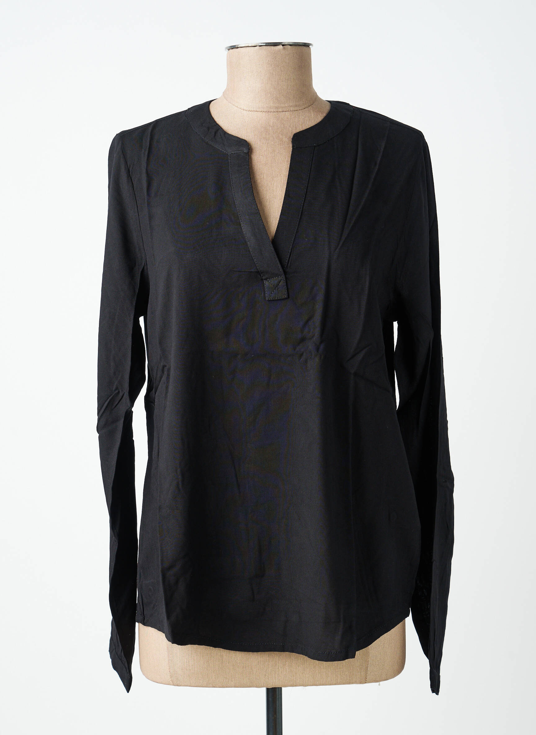 Top manches longues manches longues noir KAFFE femme