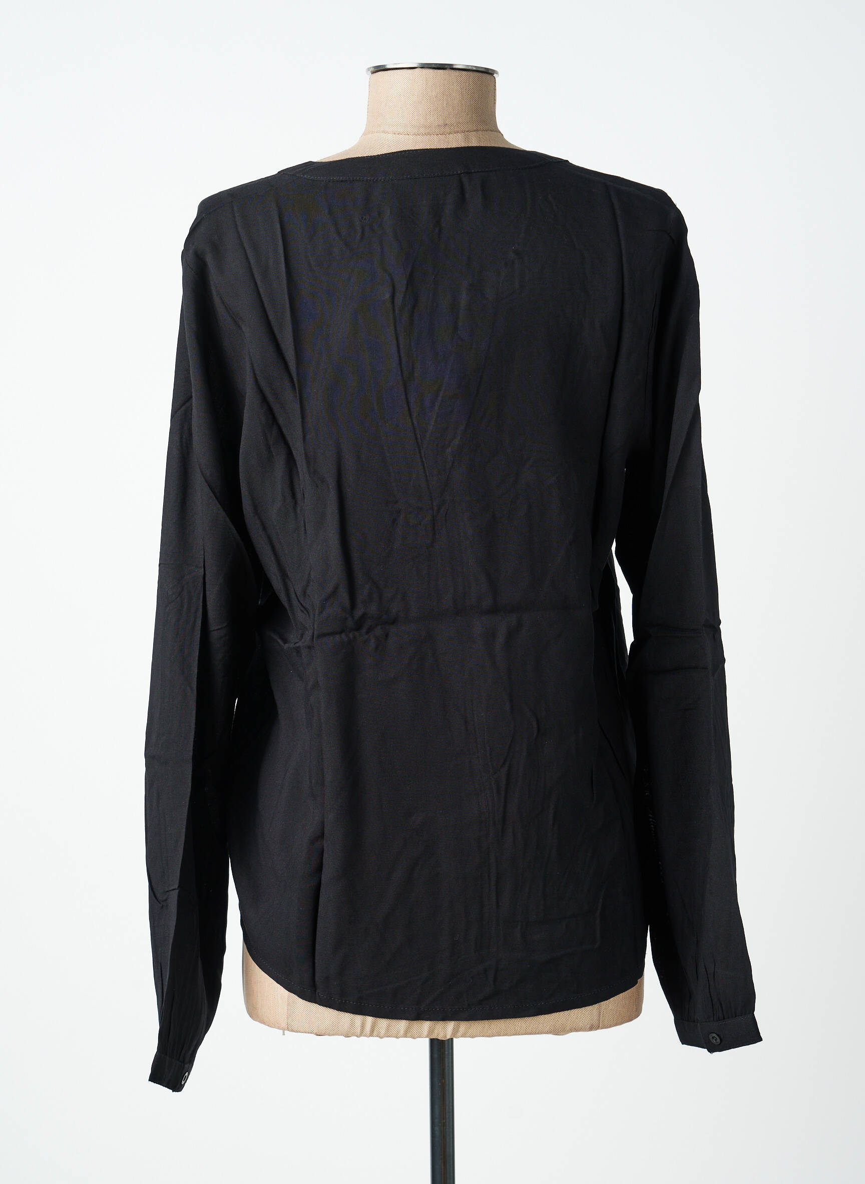 Top manches longues manches longues noir KAFFE femme