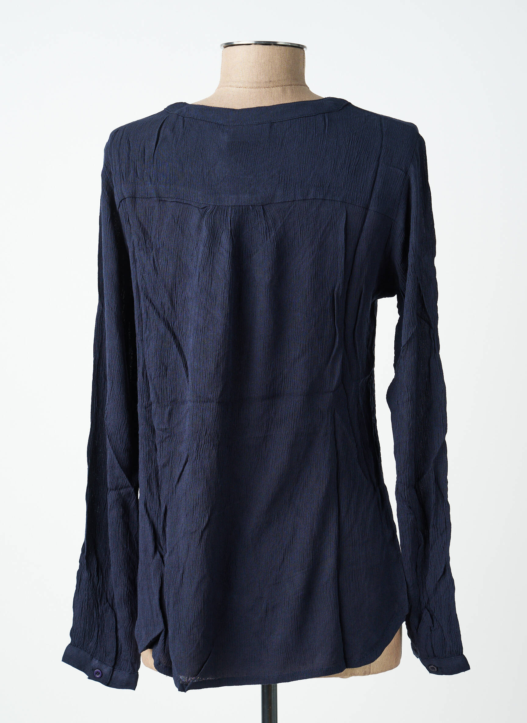 Top manches longues manches longues bleu KAFFE femme