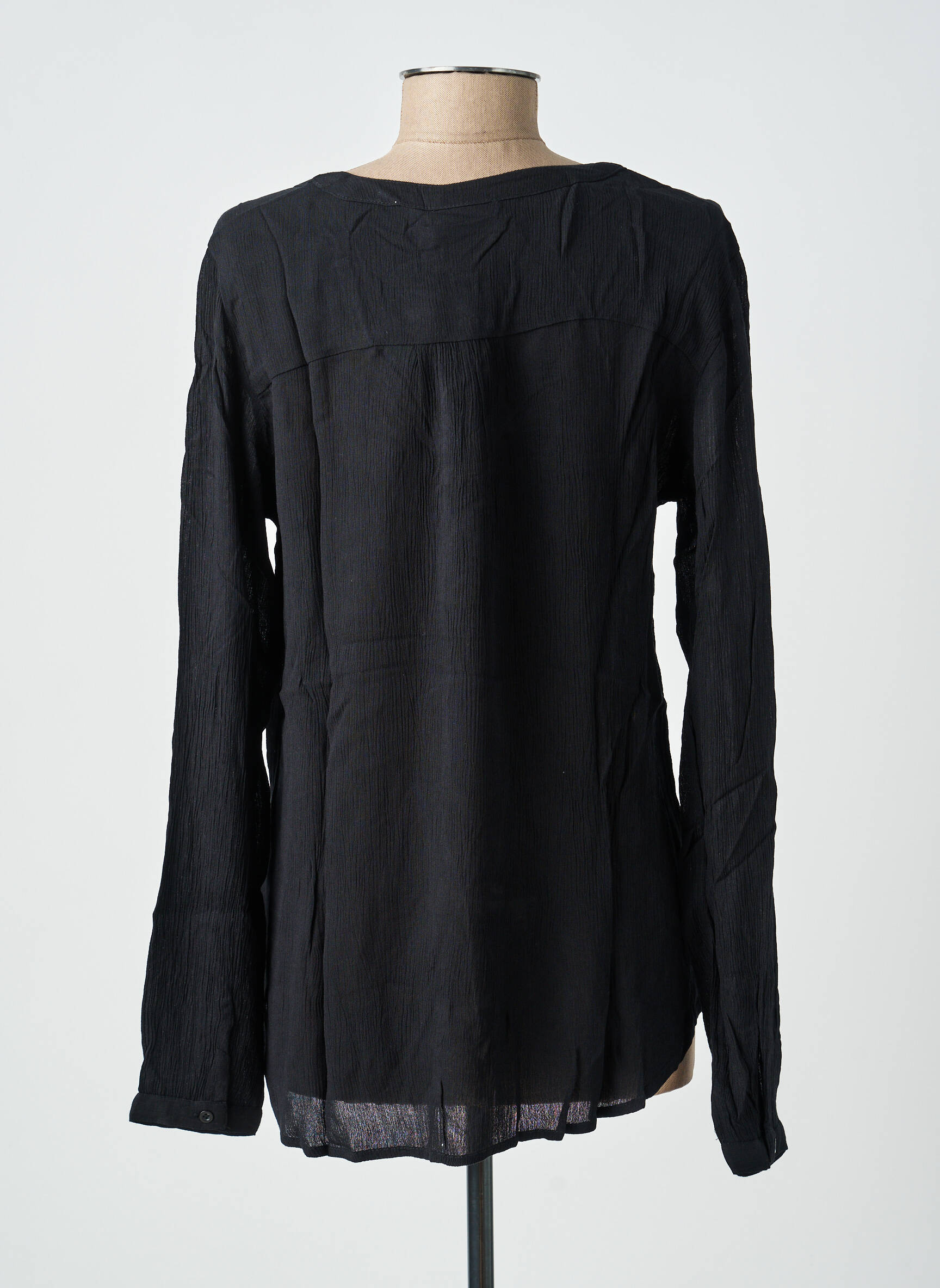 Top manches longues manches longues noir KAFFE femme