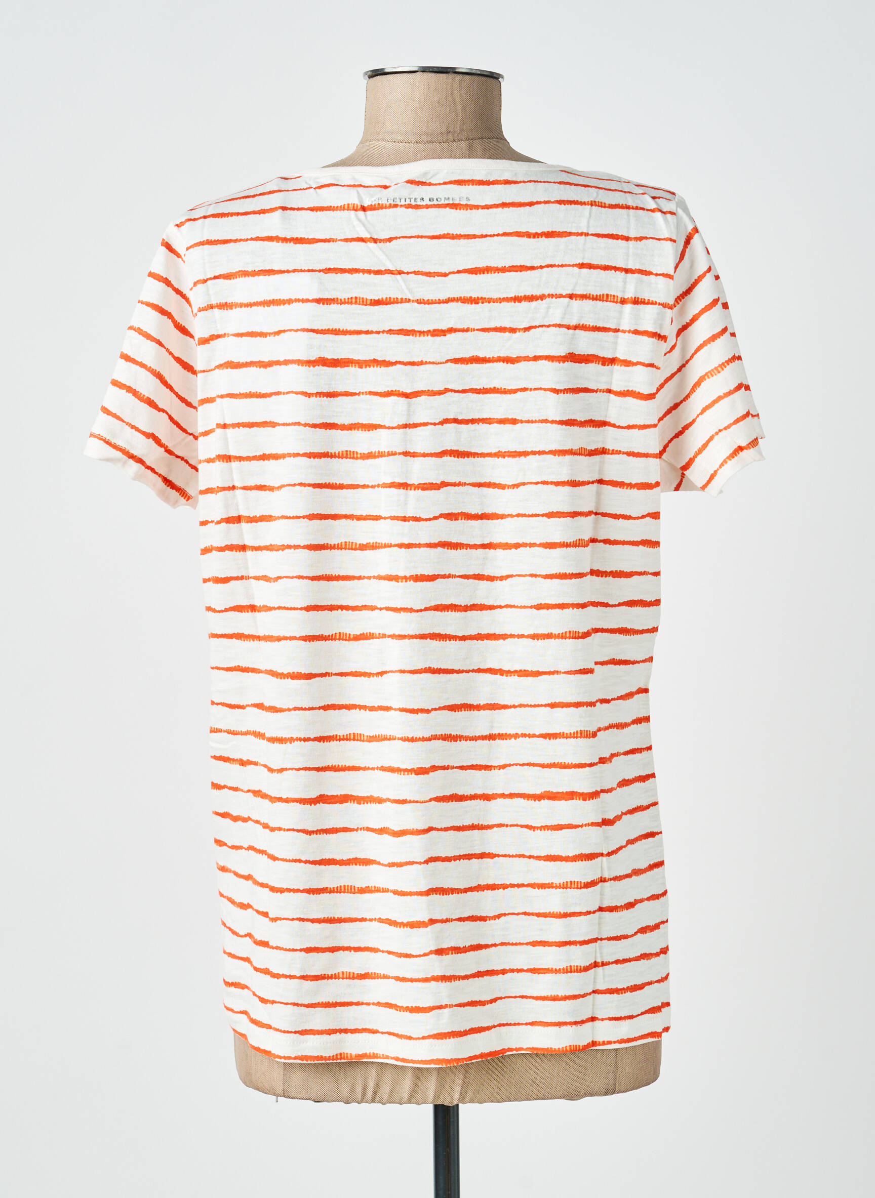 T-shirt coupe droite manches courtes orange LPB LES PETITES BOMBES  femme
