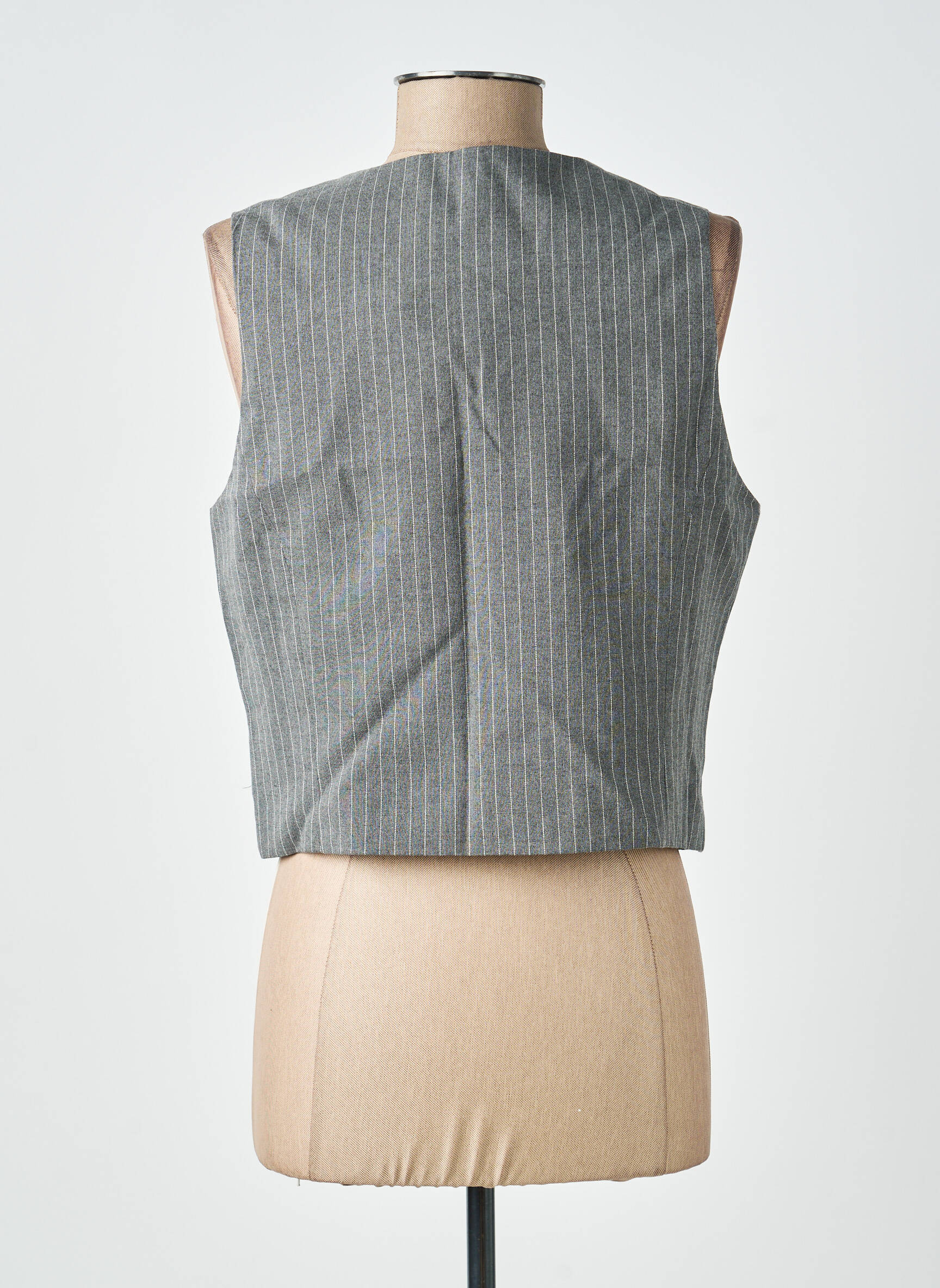 Gilet sans manche coupe cintrée gris TIFFOSI femme