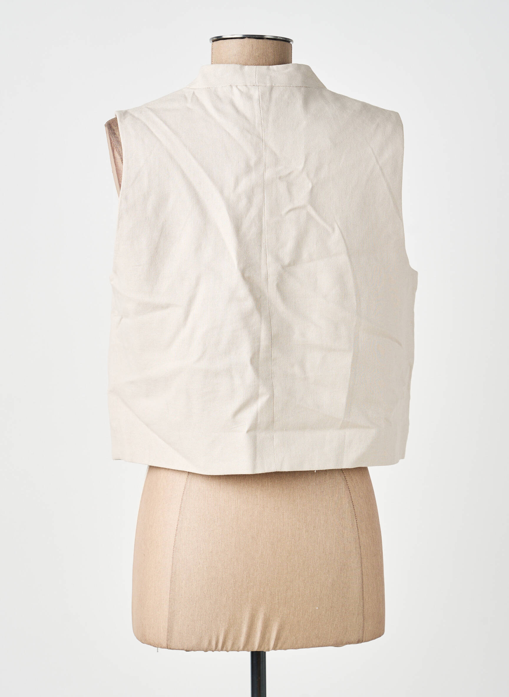Blazer coupe cintrée beige PIECES femme