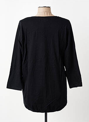 Tunique manches longues col v noir ZHENZI femme