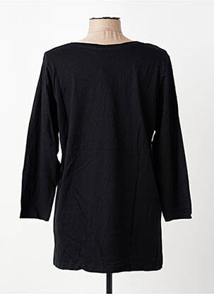 Tunique manches longues col rond noir ZHENZI femme
