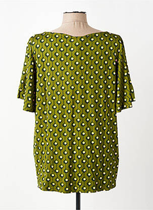 Top stretch manches courtes vert FAIRWEAR femme