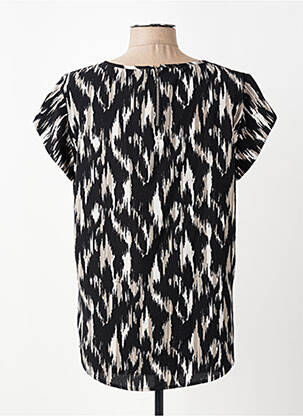 Top tissage crêpe manches courtes gris ONLY femme
