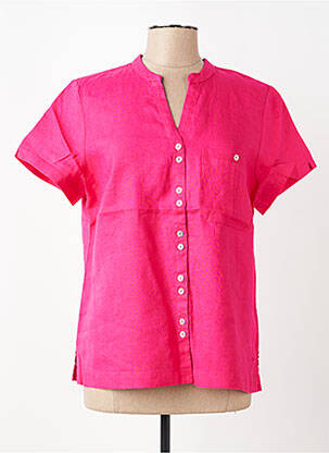 Chemisier manches courtes manches courtes rose JULIE GUERLANDE femme