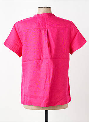 Chemisier manches courtes manches courtes rose JULIE GUERLANDE femme