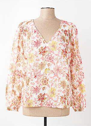 Blouse légère et transparente manches longues rose LPB LES PETITES BOMBES  femme