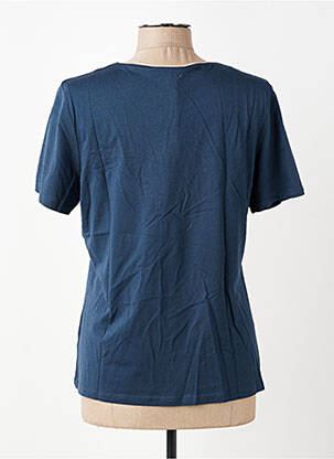 T-shirt coupe droite manches courtes bleu JULIE GUERLANDE femme