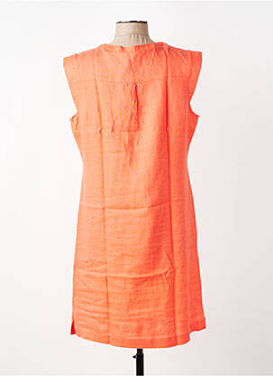 Robe courte sans manche sans manche orange JULIE GUERLANDE femme