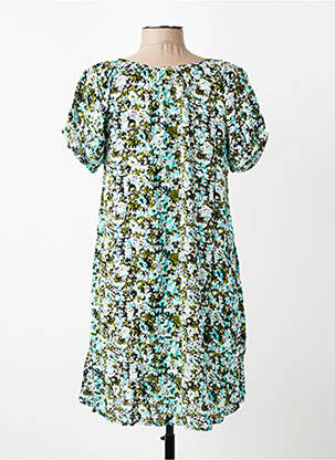 Robe courte manches courtes manches courtes bleu KAFFE femme