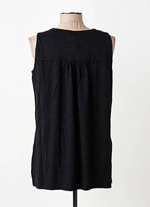 Débardeur stretch sans manche noir ZHENZI femme