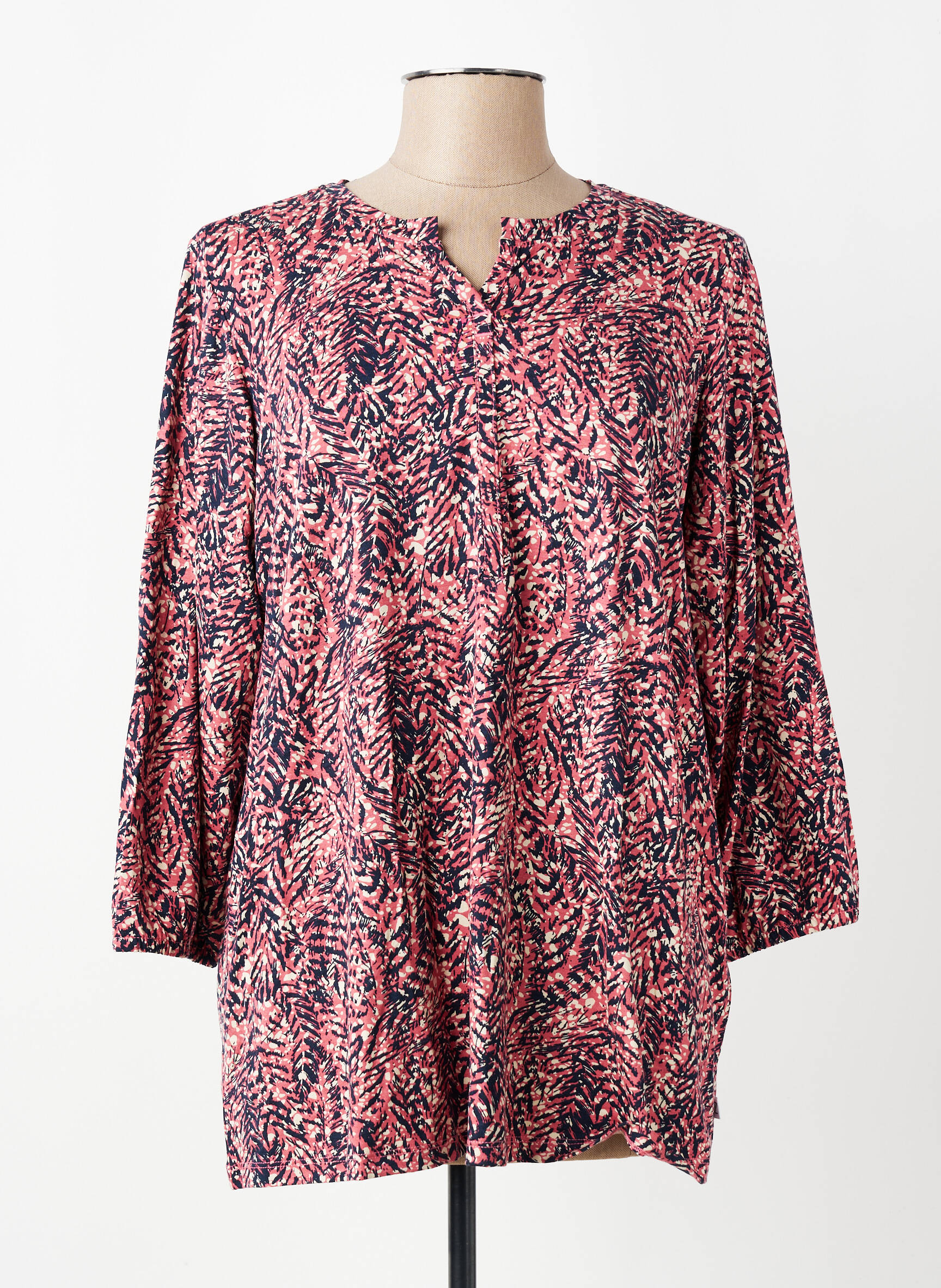 T-shirt manches longues manches longues rose ZHENZI femme