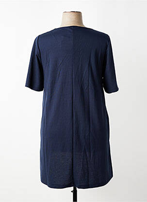 T-shirt stretch manches courtes bleu G!OZE femme