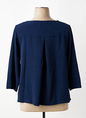 Veste casual col rond bleu G!OZE femme