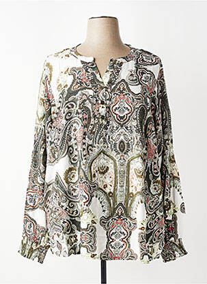 Blouse manches longues manches longues vert ZHENZI femme