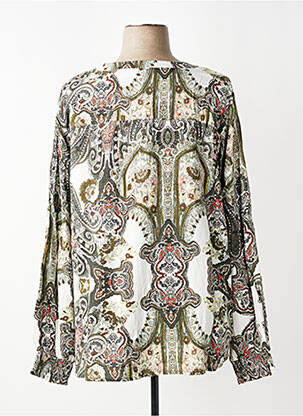 Blouse manches longues manches longues vert ZHENZI femme