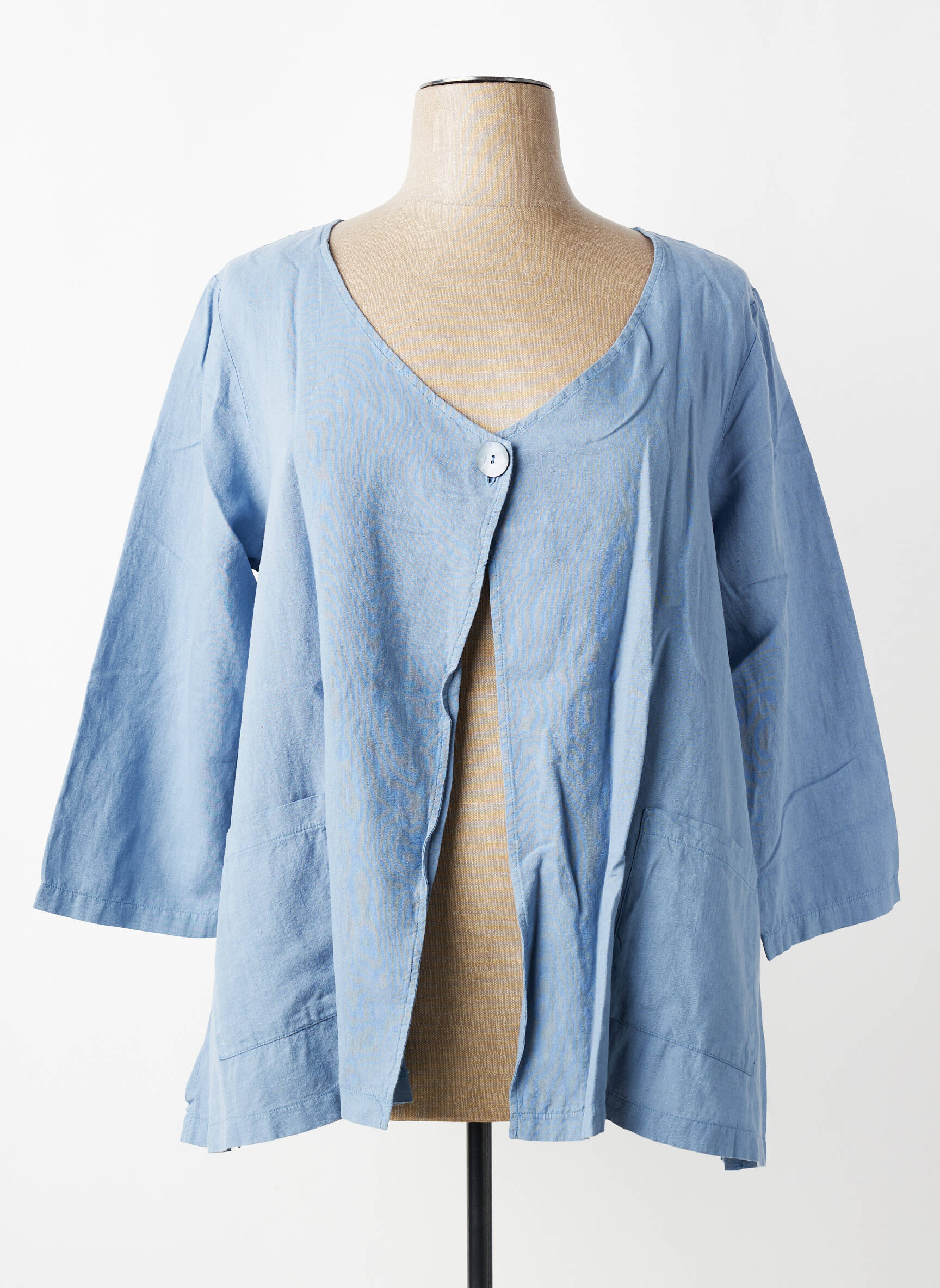 Veste casual poches bleu G!OZE femme