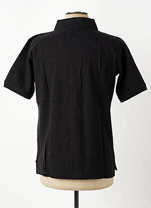 Polo coupe droite manches courtes noir GWEN & BLACK homme