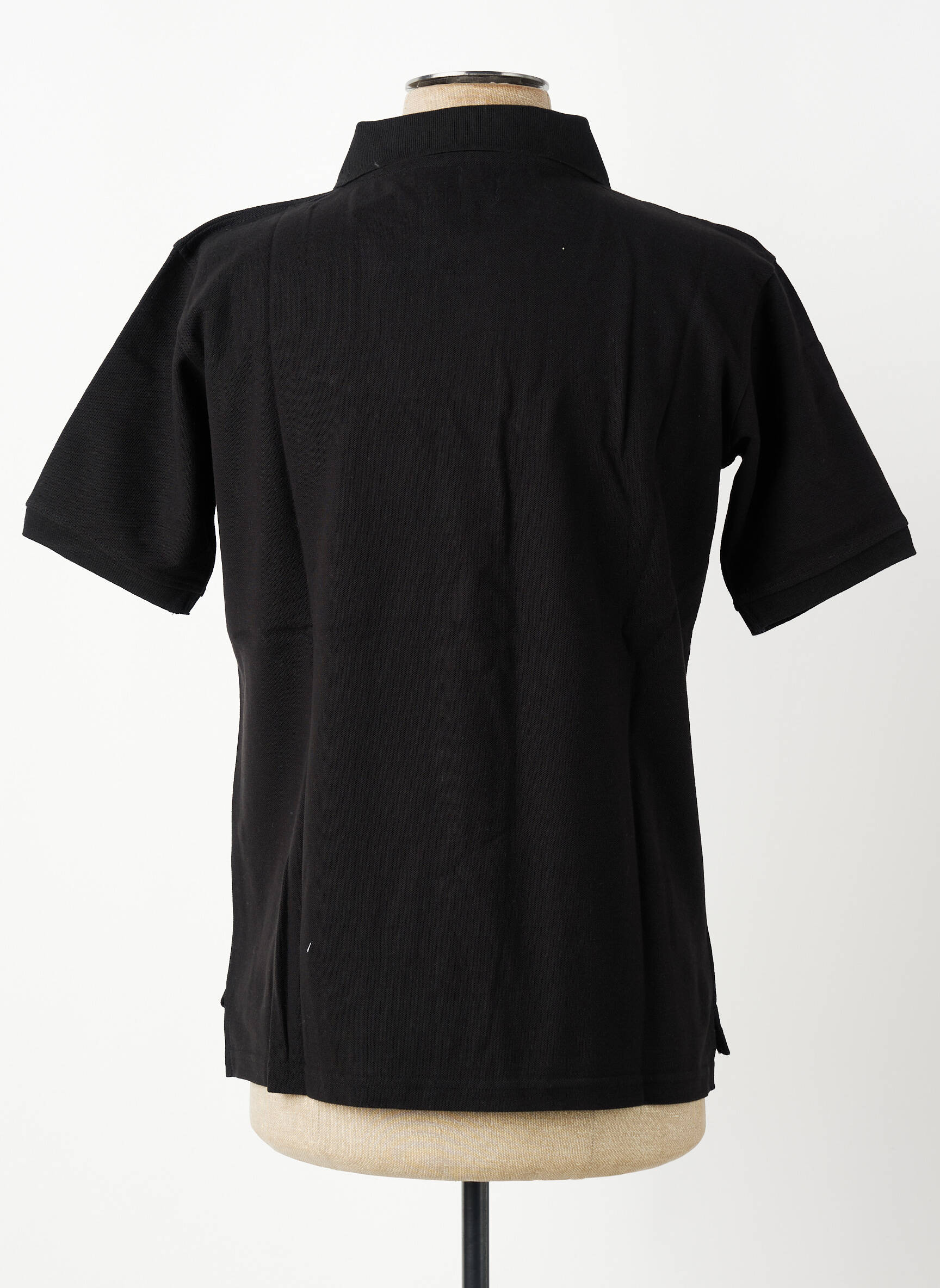 Polo coupe droite manches courtes noir GWEN & BLACK homme