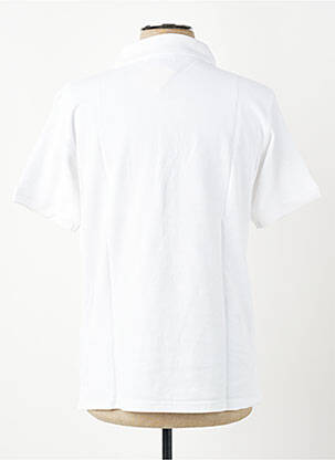 Polo coupe droite manches courtes blanc GWEN & BLACK homme