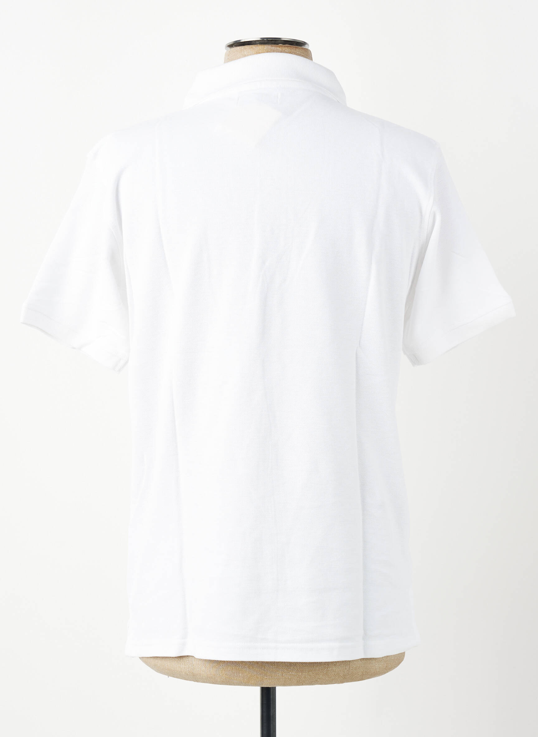 Polo coupe droite manches courtes blanc GWEN & BLACK homme