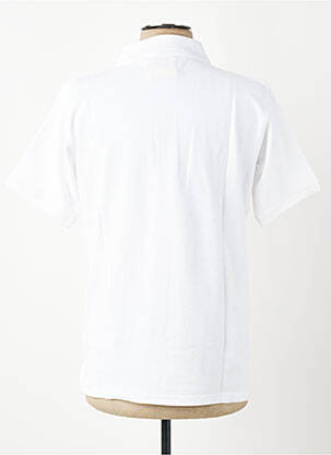 Polo coupe droite manches courtes blanc GWEN & BLACK homme