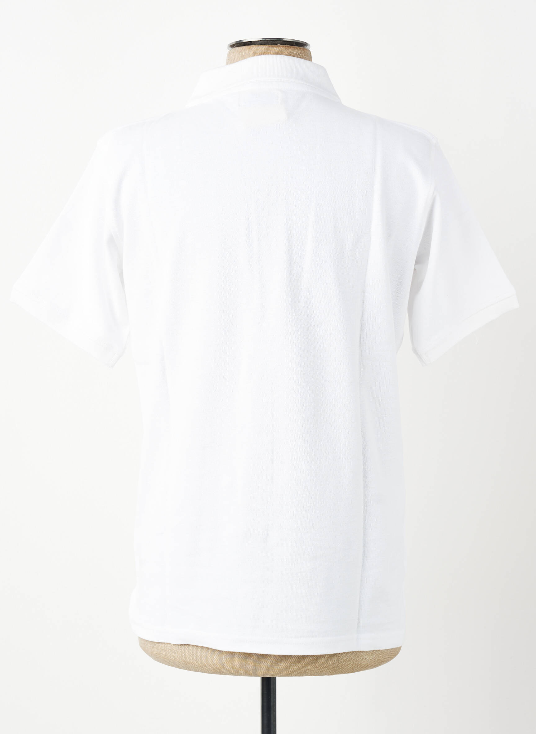 Polo coupe droite manches courtes blanc GWEN & BLACK homme