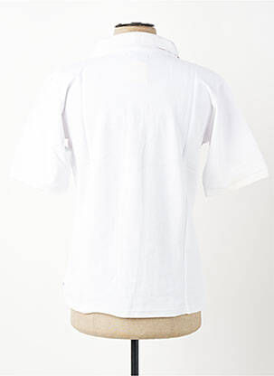 Polo coupe droite manches courtes blanc GWEN & BLACK homme
