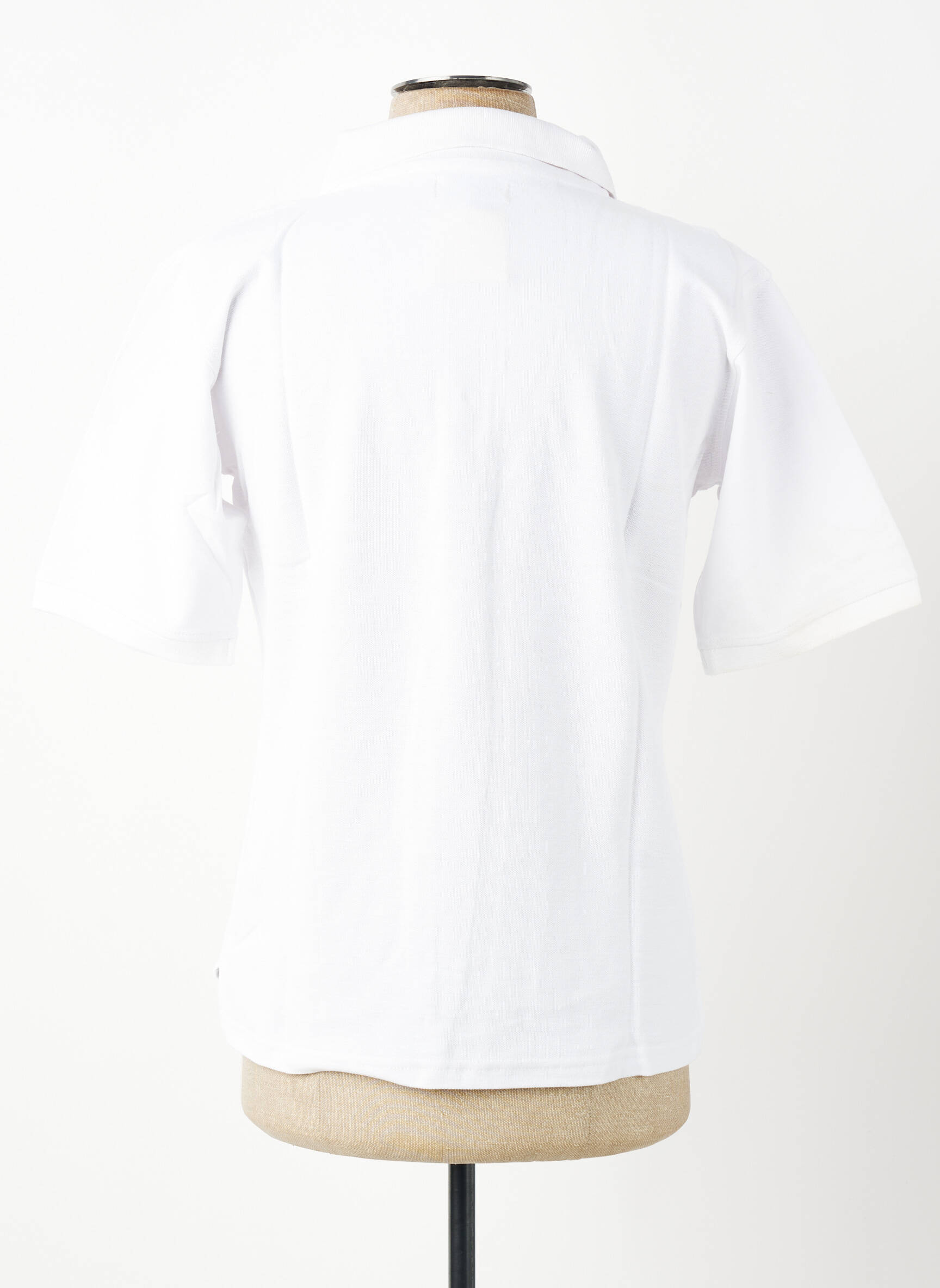 Polo coupe droite manches courtes blanc GWEN & BLACK homme