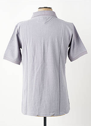 Polo coupe droite manches courtes gris GWEN & BLACK homme