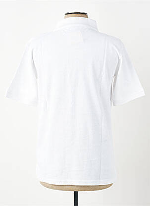 Polo coupe droite manches courtes blanc GWEN & BLACK homme