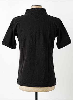Polo coupe droite manches courtes noir GWEN & BLACK homme