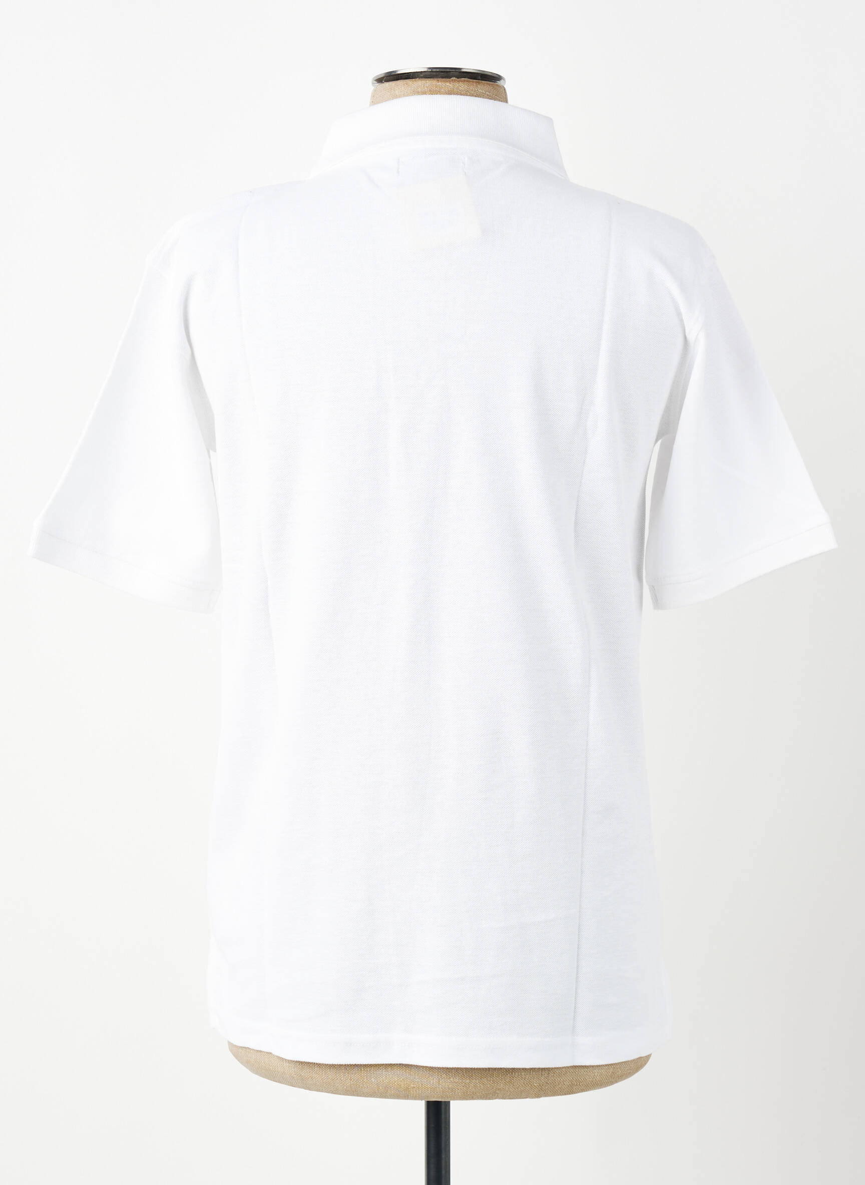 Polo coupe droite manches courtes blanc GWEN & BLACK homme