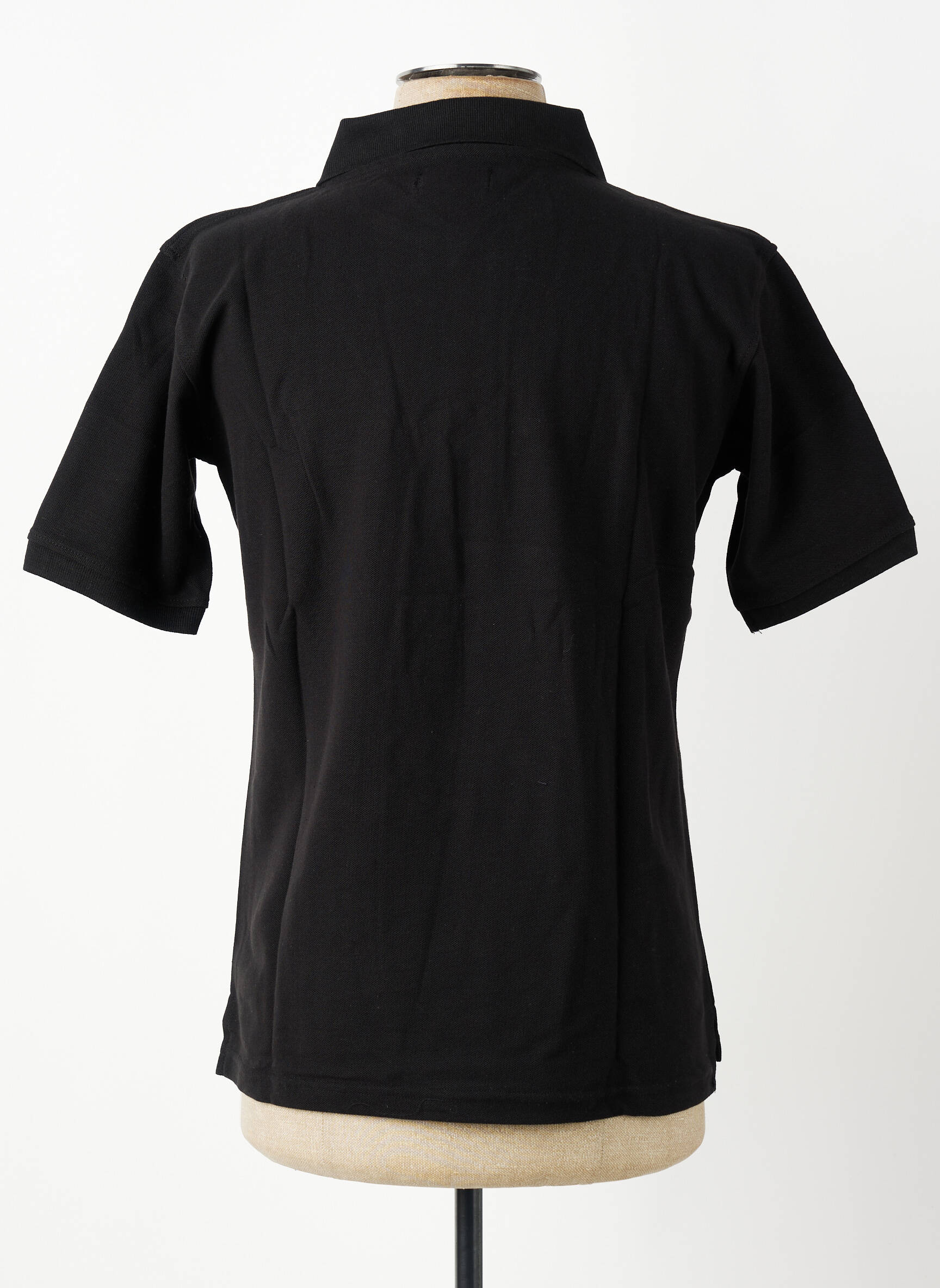 Polo coupe droite manches courtes noir GWEN & BLACK homme