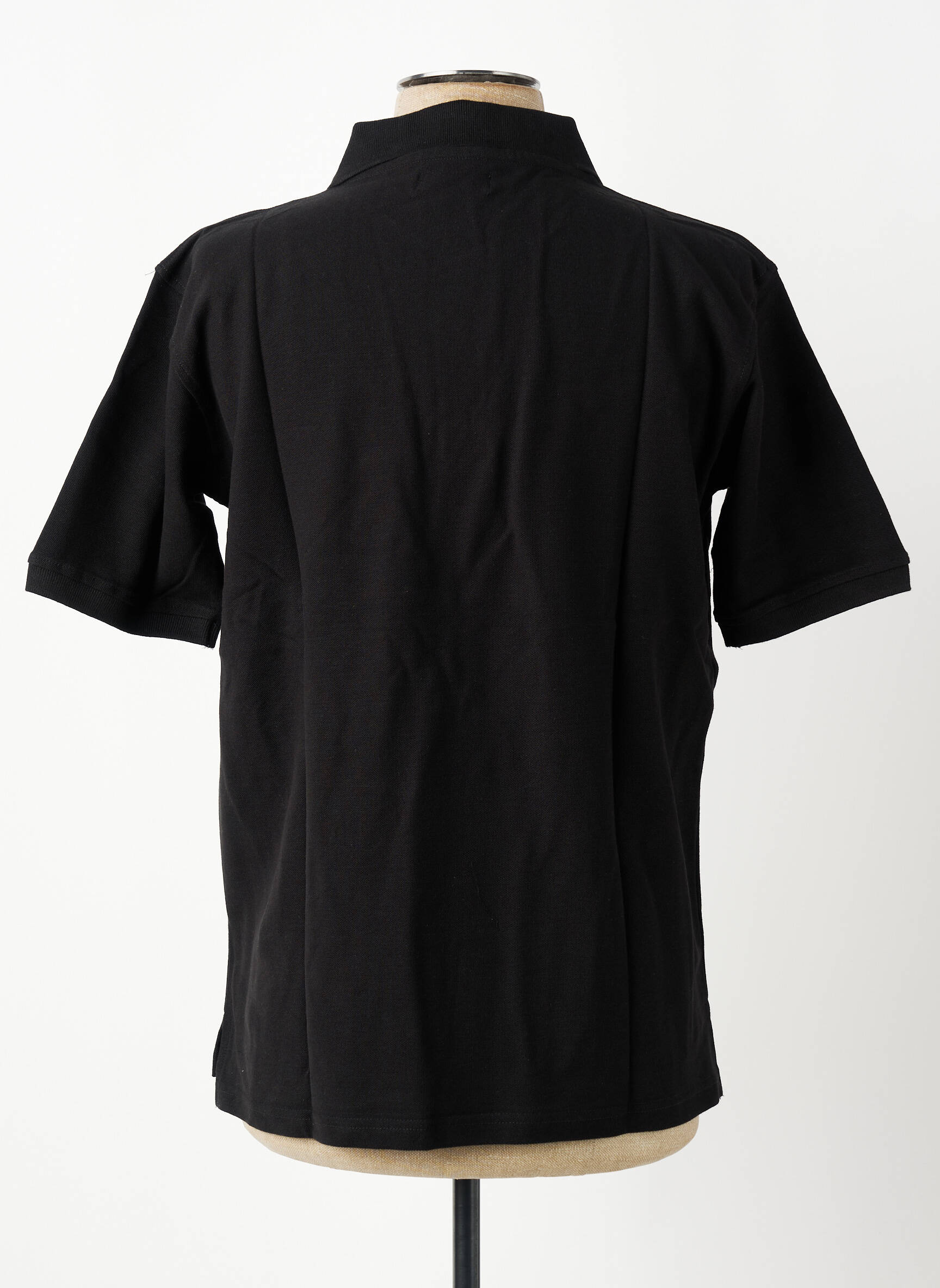 Polo coupe droite manches courtes noir GWEN & BLACK homme