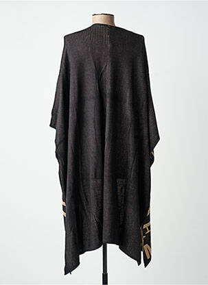 Gilet manches courtes coupe droite noir ZHENZI femme