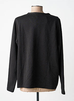 Veste casual col rond noir ZHENZI femme