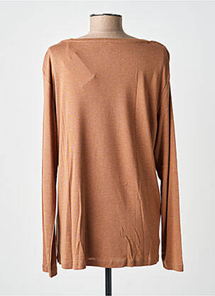 T-shirt manches longues manches longues marron C'EST BEAU LA VIE femme
