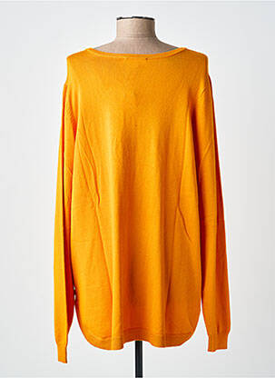 Pull coupe droite manches longues orange ZHENZI femme